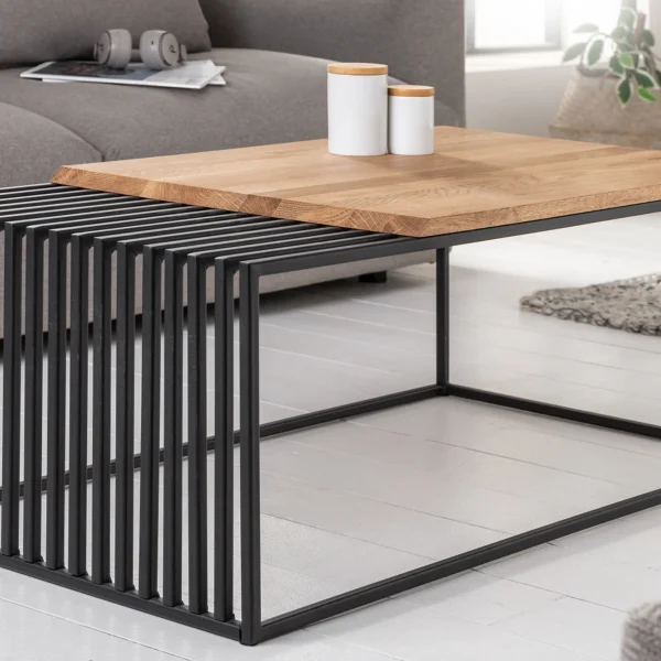 Tea Table Architecture 100cm Oak Wood Natural